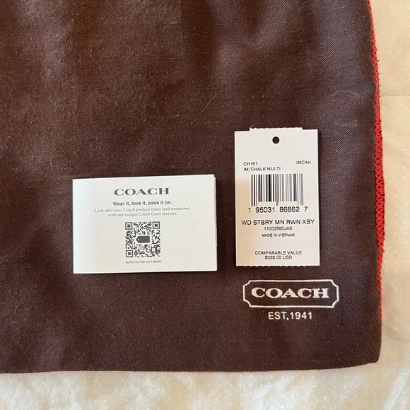 Coach Strawberry Mini Rowan NWT - Picture 3 of 4